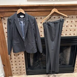 Modern Gray Suit by Calvin Klein. Size 10